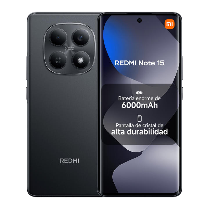 Official | 【Nuevo producto】REDMI Note 15, Batería masiva de 6000 mAh, Cámara súper clara de 108 MP, Pantalla AMOLED de 6.77", MediaTek Helio G100-Ultra