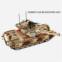 Bloques De Construcción De Tanque De Batalla Principal Merkava MK4 Serie Militar WW2 Para Niños Juguetes Regalos Para Niños De 6 a 12 Años Y Adolescentes - details 34