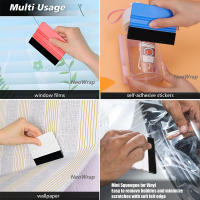 Squeegee De Vinilo Feltro Para Adhesivos De Ventanas Y Papel Tapiz Plástico Herramienta De Empaque Para Carros Tamaño 10x7.5cm - details 9