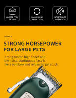 Pelo Profesional del Perro Clipper todo metal recargable PET trimmer Gato máquina de Corte mascotas Bajo Ruido grooming haircut - details 6