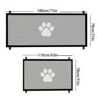 Set De Vallas Para Perros Portátil Plegable Y Transpirable Seguridad De Red Aislada Para Puertas Y Escaleras Fences Para Mascotas - details 8