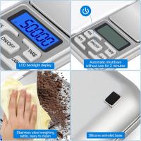 Bascula Electrónica de precisión para Productos (500g/0,01g), minibáscula de Maple inoxidable with Pantalla LCD y función de Tara. - details 2