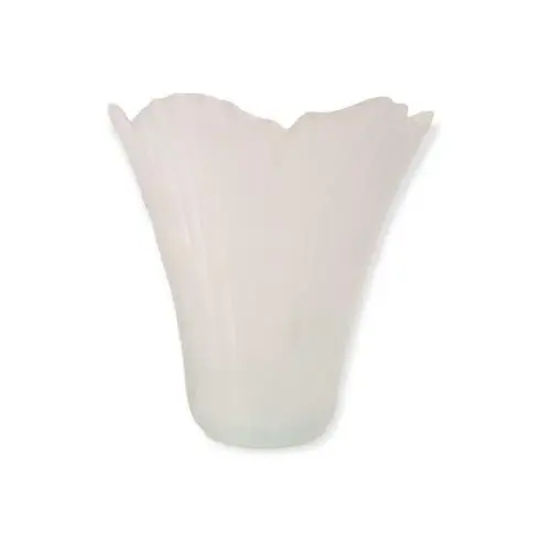 Genérico NO MARCA Tulipa de Cristal Mate Modelo Roma 13x13cm - Ideal para Apliques - 1