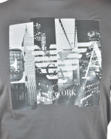 Camiseta Emporio Armani Cotton Man Gris 3Z1T751JPZZ 620 - details 4