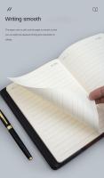 Cuaderno De Negocios Organizador M&G A5/25K Con Cierre De Correa Negro 100 Hojas Cuaderno De Oficina Para Negocios - details 2