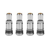 4pcs Tapones De Válvula De Neumáticos Universal Metálicos Para Coche Y Motocicleta Aleación De Aluminio Tapones De Válvula De Goma Para Ruedas Sin Cubierta - details 7