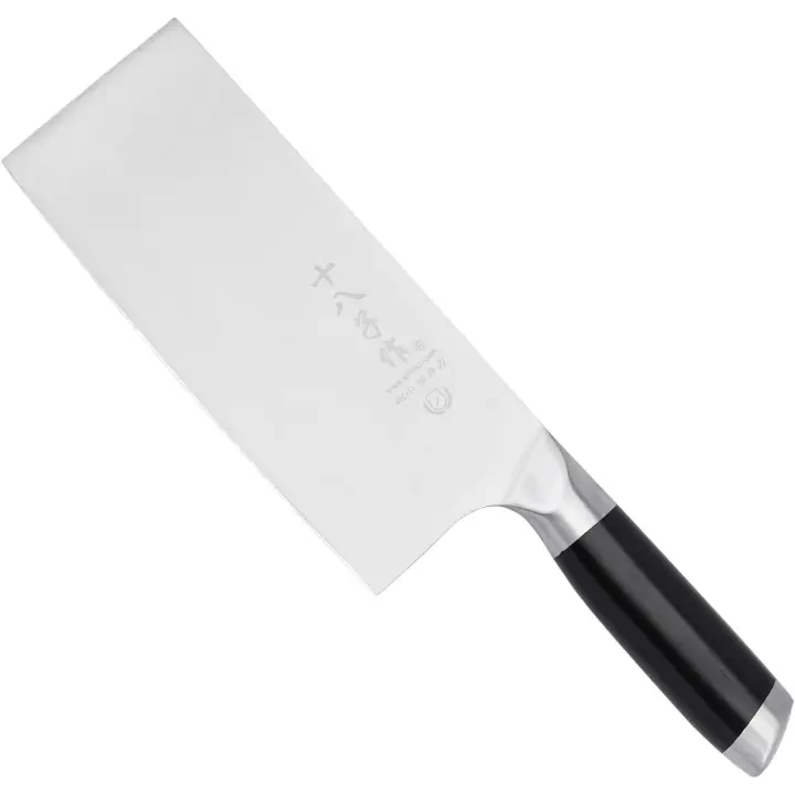 Cuchillo de Cocina Profesional de Acero Inoxidable - Cuchillo de Carnicero de Alta Resistencia con Hoja de Espiga Completa - Ideal para Cortar Carnes con Hueso - Cuchillo Chino de Corte Premium,M2 Tec - 1