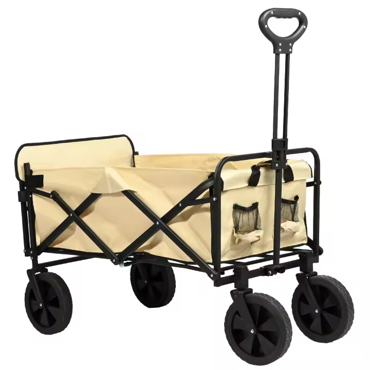 Carro Plegable Camping Puerta Trasera Abierta - 1
