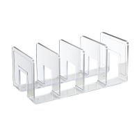 Organizador De Escritorio De Acrílico 1 Pieza 4 Compartment Divisor De Armario Colorido Cuatro Marco Estante Para Libros - details 3