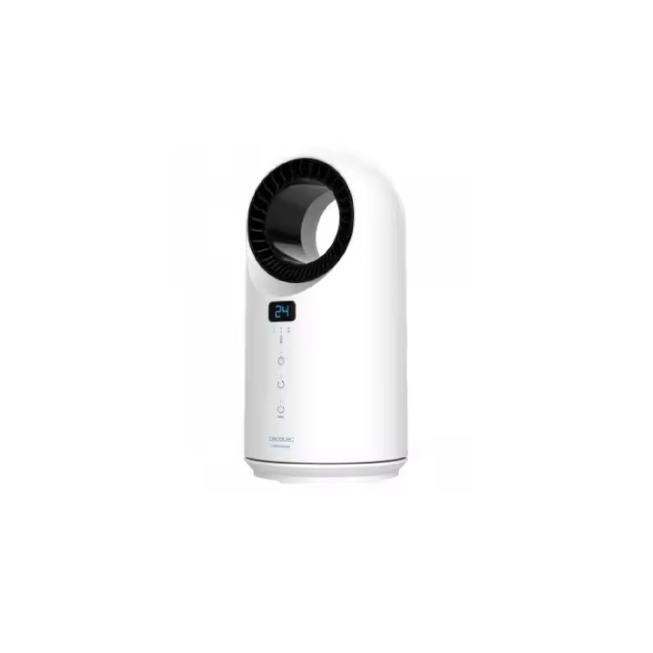 Cecotec Calefactor Bajo Consumo Ready Warm 8200 Bladeless. Potencia 1500 W, Mando a Distancia, Pantalla LED, Control táctil - 1