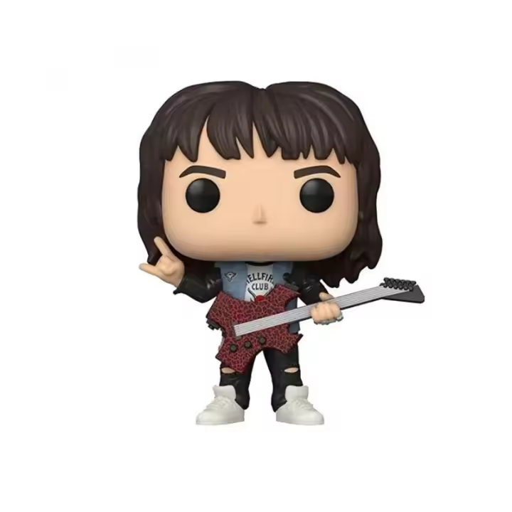 Funko POP!  Vinyl - Series TV - Films - Eddie - Stranger Things - ST S4- Eddie w/Guitar  - Figura Coleccionable Oficial - Juguete para Niños y Adultos - Fans - Diversidad de Personajes y Temáticas - 1