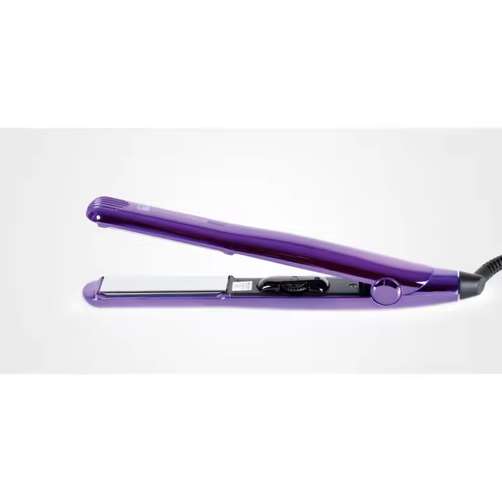 Plancha de Pelo Perfect Beauty con Placas de Titanio y Control de Temperatura Violeta - 1