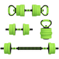 SPORTNOW Kit de Mancuernas 20kg 4 en 1 Juego de Pesas con Kettlebell Barra de Pesas para Entrenamiento de Fuerza en Hogar Gimnasio Oficina - details 0