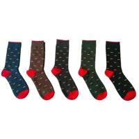 Calcetines Bandera España Hombre en Set de 6 Pares Originales Ideal para Regalo ,calcetin de hombre Talla 40-46 Material Algodón - details 7