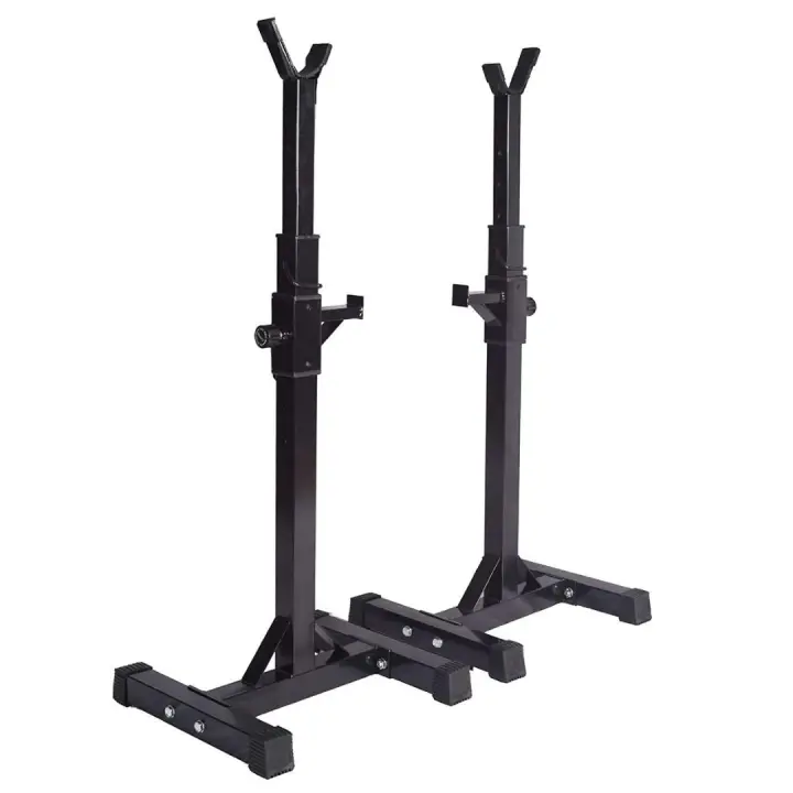 Fitness Tech Mini Rack Sentadillas/Press Banca Ajustable Máquinas de levantamiento de pesas - 1