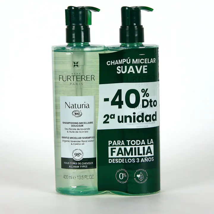 RENE FURTERER NATURIA CHAMPU PACK 2 X 400 ML - 1