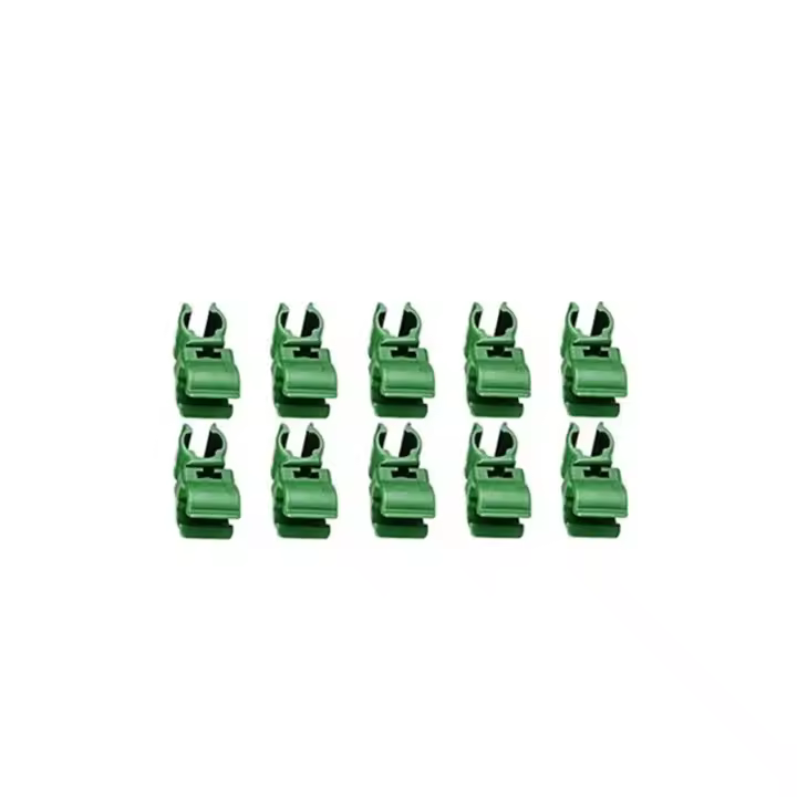 10 PCS Clip Plástico Universal Soporte Para Plantas Conector Fijo De 11 Mm Para Jardinería Y Pergolas Climáticas - 1