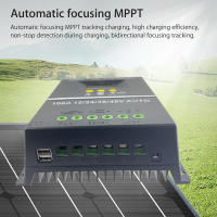 Controlador De Carga Solar MPPT Snaterm 60A 80A 100A Para Paneles Solares 12V 24V 36V 48V Regulador Inteligente De Batería Ácido Lítio Uso - details 4