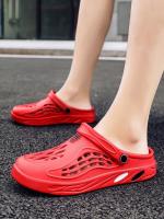 Sandalias De Playa Para Hombre Verano Antideslizantes Casual Jardín Exterior Anchos Cruzados Para Mujer Sandalias De Baño Y Hogar - details 30