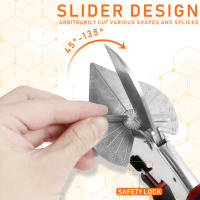 Tijeras De Miter Multifuncionales Precisas Para Corte Angular 45°-135° Herramienta Manual Para Modelado De Zapatos Y Carpintería - details 1