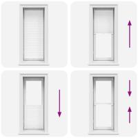 Plisse Persiana Blanco Cortina Plisada 50X125cm - details 6