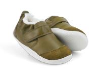 Bobux Xplorer Casual Shoes Arctic Olive  - Zapatos infantiles de piel con tira autoadherente y cierre elástico - details 0