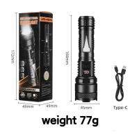 Linterna LED Recargable Portátil De 1500W Con Batería Integrada Impermeable Luz De Torcha De Alta Potencia Para Exteriores - details 0