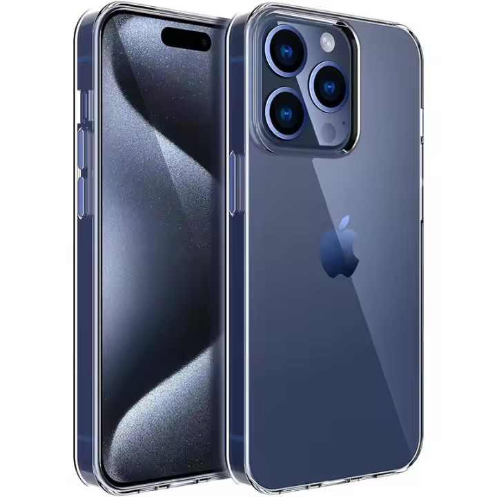 Funda Transparente De Silicona Suave Para iPhone 16 15 14 13 12 11 pro Max 16 plus 13 Mini XS Max X XR 16e Antigolpes Y Resistente Al Agua - 1
