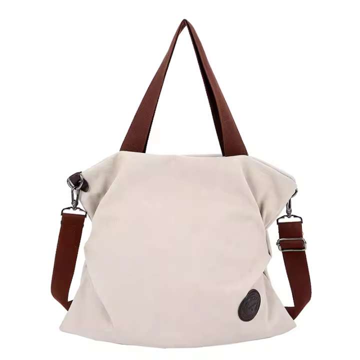 Mochila bandolera tipo mensajero, bolso de lona multifuncional, elegante, mochila de viaje duradera de gran capacidad. - 1