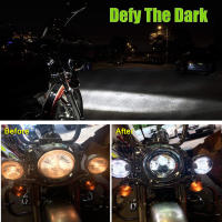 Par De Luces LED De Niebla Auxiliares De 4.5 Pulgadas Para Motocicleta Yamaha Clásica FLHR Road King Dyna Luz De Niebla LED De 40w - details 5
