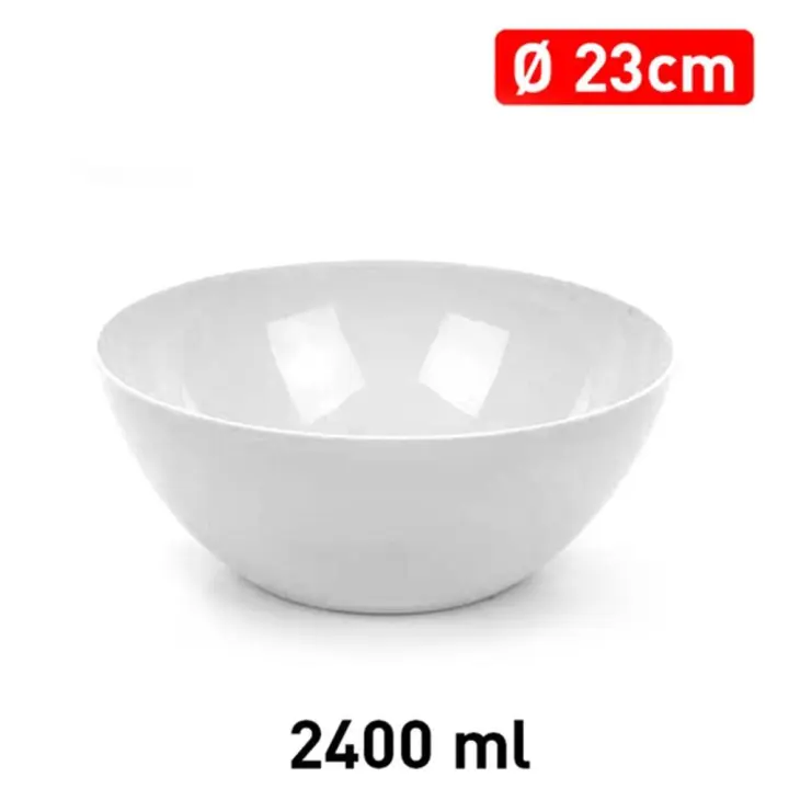 Ensaladera 23 cm 2,4 litros 230 blanca - 1