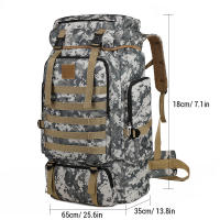 Mochila De Camuflaje Grande Para Senderismo Y Camping En Montaña Mochila De Lona Para Ciclismo Y Actividades Al Aire Libre - details 26