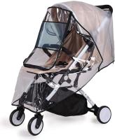 Cubierta transparente para la lluvia del cochecito, protector Universal impermeable para cochecito de bebé, cubierta para la lluvia - details 0