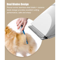 Cortador De Pelo Eléctrico Multifuncional Para Perros 4-en-1 Afeitadora De Mascotas Silenciosa Recargable Herramientas De Peluquería Para Animales - details 5