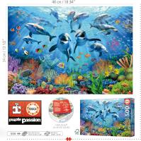 Educa - Fiesta bajo el mar Puzzle de 500 Piezas . Medidas: 48 x 34 cm. Incluye Cola Fix Puzzle. + 11 años (19901) - details 2