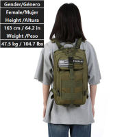 Mochila Táctica De Camping Y Pesca Impermeable De 30L/50L 1000D Nylon Para Senderismo Y Caza Bolsa De Excursionismo Exterior Con Múltiples Bolsillos Y Sistema De Carretel - details 26