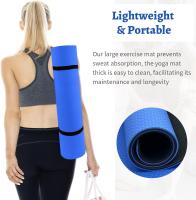 Tapete de yoga, tapete de yoga TPE de 1/3 de grosor, 72 x 24 pulgadas, tapete antideslizante para ejercicio y fitness para hombres y mujeres, tapete de entrenamiento en casa para yoga, pilates - details 0