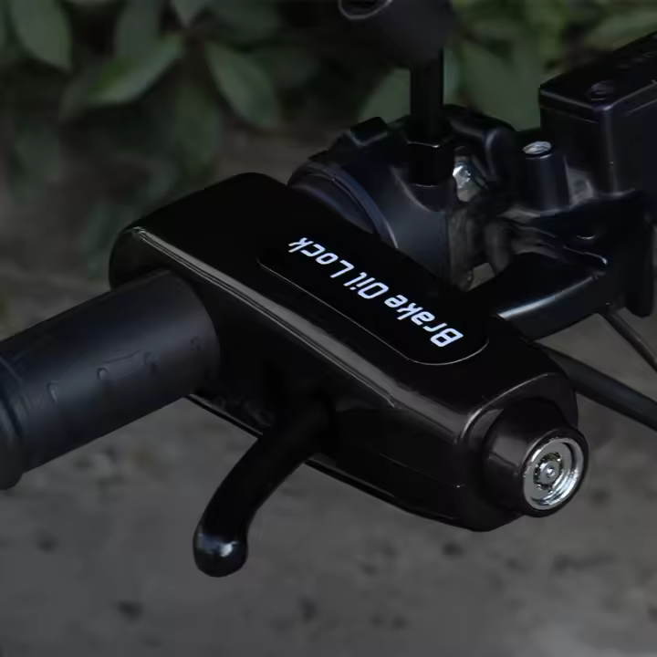 Cerradura De Manillar Para Motocicleta Antirrobo Seguridad Para Vehículos Eléctricos Scooter Bicicleta Accesorios De Motocicleta - 1