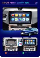 AWESAFE inalámbrico CarPlay Android Auto Radio para VW Passat B7 CC 2010 2011 2012 2013 2014 2015 2016 coche reproductor multimedia GPS 2 din autoradio volante controles RDS Bluetooth - details 4