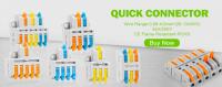 20PCS Conector De Cable Rápido Divisor Universal Compacto Para Conexión Eléctrica Bloque De Terminales De Condutor - details 1