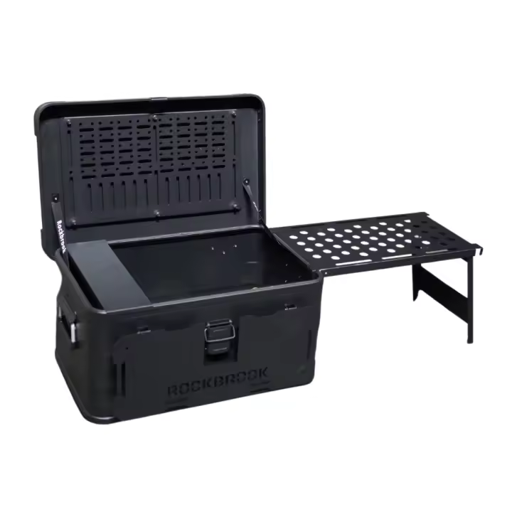 Caja de Almacenamiento Inuitz 50L Negra con Mesa - 1