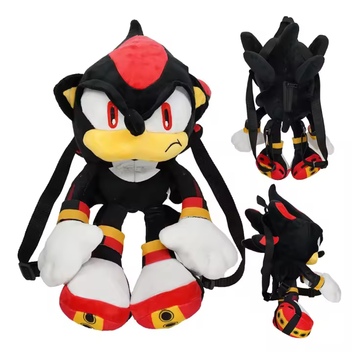 Juguete De Peluche Sonic De Alta Calidad 40cm Algodón PP Suave Muñeco De Dibujos Animados Gato Espinoso Regalos Para Niños Cumpleaños - 1
