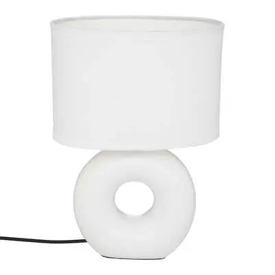 Factory cuadros Lampara Rosaura cerámica blanca mate - 1