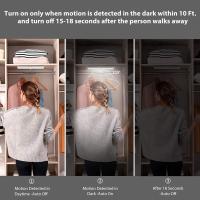 Luz Noturna LED Para Gabinete Recargable Por USB Con Sensor De Movimiento Iluminación Para Armario Cocina Dormitorio - details 0