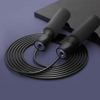Cuerda De Saltar De Acero Ajustable Y Portátil Para Hombres Y Mujeres Equipo De Fitness Duradero Con Manillas Antideslizantes Para Gimnasio Doméstico Y Entrenamiento De Resistencia - details 2