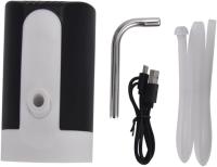 Dispensador de agua eléctrico USB-C, bomba automática portátil para botellas de 5, 8, 10, 15 y 20 litros y botellas de vidrio, para camping, oficina, gimnasio, color negro - details 4