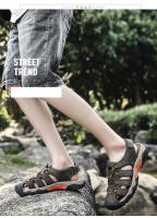Sandalias Para Hombre De Cuero Genuino Cómodo Talla Grande Verano Exterior Sandalias De Playa Romanas Zapatos De Calzado Casual - details 22
