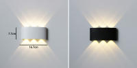 Lámpara De Pared Exterior Impermeable En Aleación De Aluminio Para Dormitorio Y Sala De Estar Iluminación Decorativa Moderna Fuente De Energía AC Certificación CE Protección IP55 - details 2