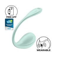 SATISFYER SMOOTH PETAL VIBRADOR CON CONNECT APP COLOR MENTA JUGUETES SEXUALES - details 1