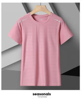 Camiseta De Correr Para Mujer Con Reflejos Alta Elasticidad Transpirable Secado Rápido Poliéster Top Deportivo Para Verano Camiseta Corta Activa - details 8